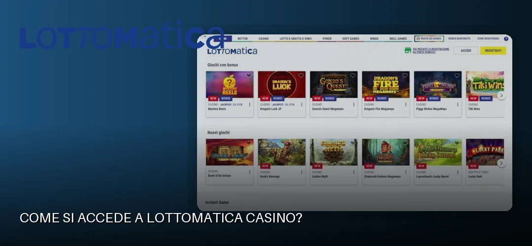 Lottomatica Casino promotional banner