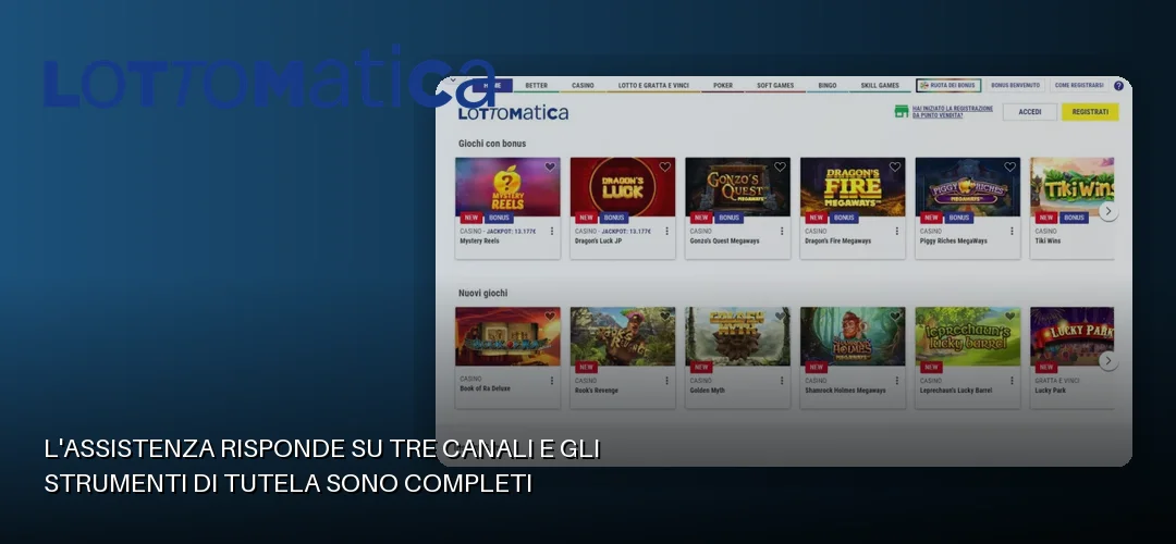 Lottomatica Casino promotional banner