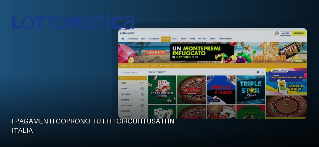 Lottomatica Casino promotional banner