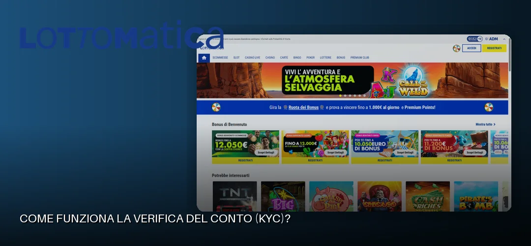 Lottomatica Casino promotional banner