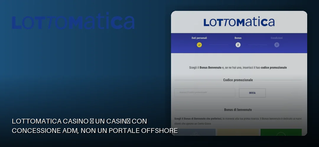 Lottomatica Casino promotional banner