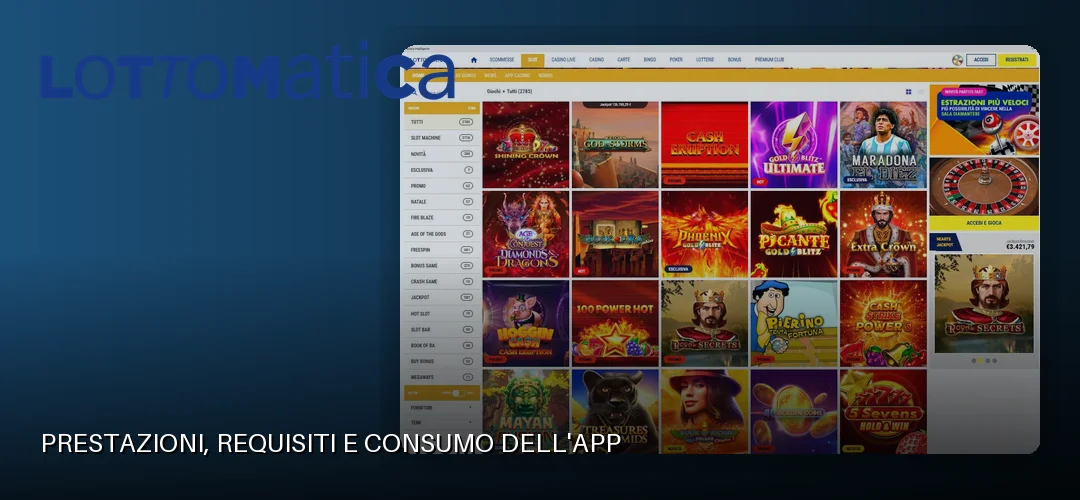 Lottomatica Casino promotional banner