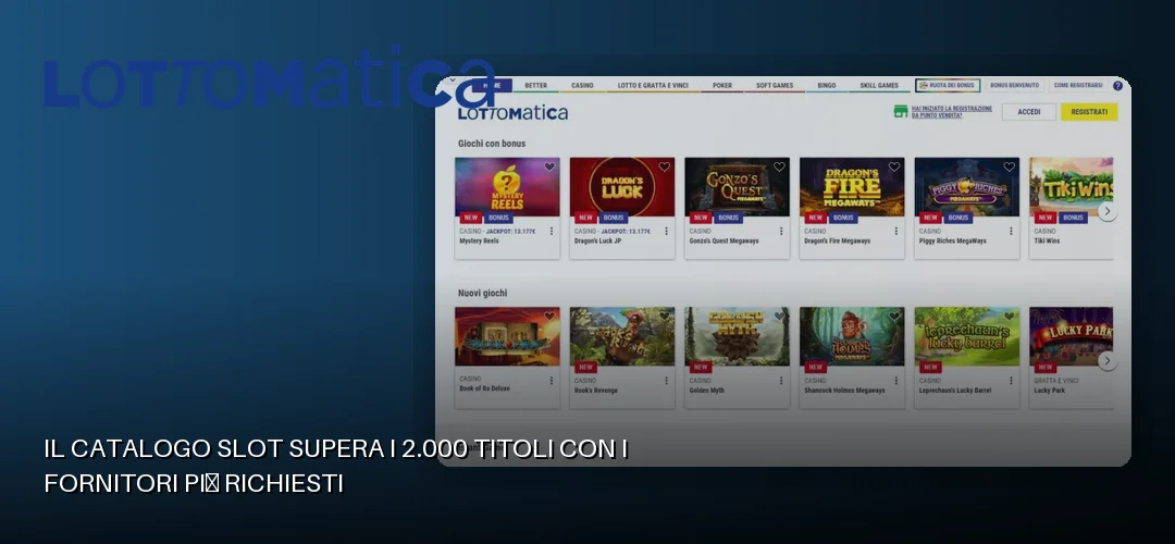 Lottomatica Casino promotional banner